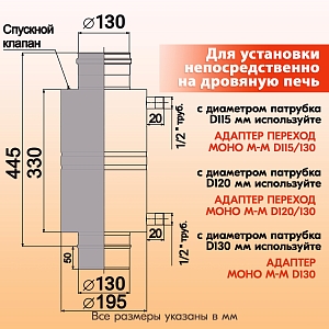 ППШ-М Пароперегреватель трубный 304, L495 D130/130 (К)