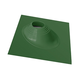 Кровельный уплотнитель дымохода угловой №2 200-280 мм зеленый