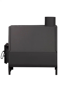 Отопительная печь PECHITEPLOV (черный) 50м3 3 кВт, варочная печь, печи отопительные для дачи и гаража